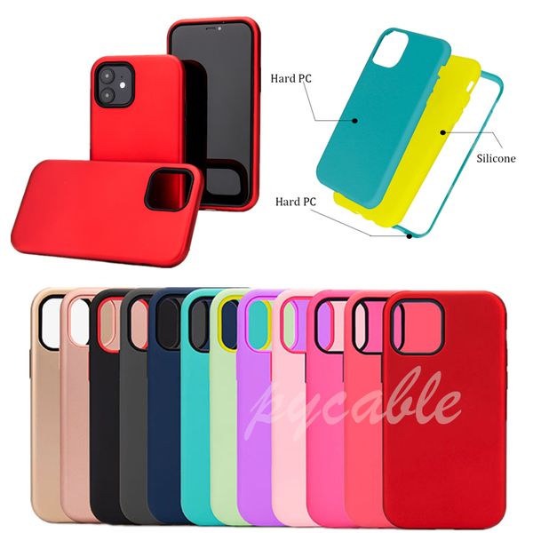

iphone 11 armor phone cases for iphone 12 11 pro 13 mini xs max xr x 6 7 8 plus se 5s 11 3 in 1 tpu pc silicone shockproof hybrid heavy duty