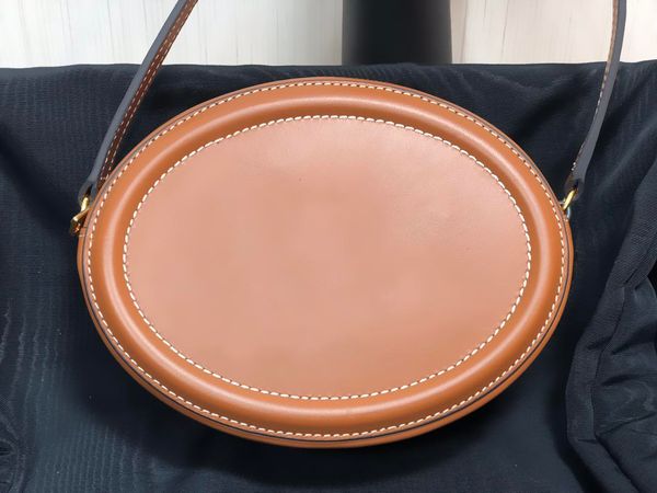 

tier quality designers womens bags smooth calfskin cuirr triompheee oval purses crossbody shoudler strap bags ladies zipper handbag, Red;black