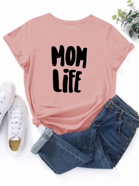 

letter graphic round neck tee p3vd#, White
