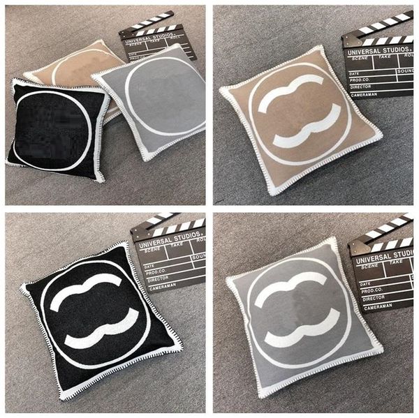 

home sofa cashmere decorative pillow designer cushion with inner luxury brand car cushions cover pillowcase