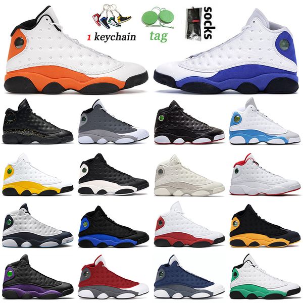 

2022 fashion 13s high basketball shoes jumpman 13 og sneakers starfish hyper royal gold glitter playoffs phantom obsidian red flint mens wom