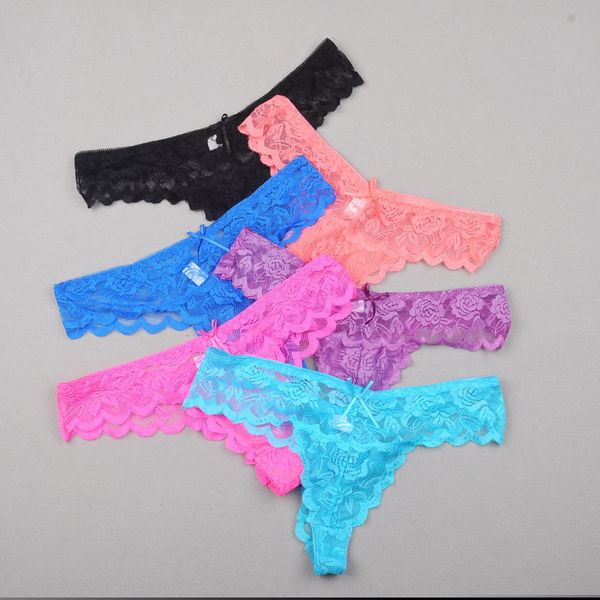 

ladies cotton mesh transparent panties thongs string lingerie fashion low-rise women underwear seamless briefs 1pcs yq03, Black;pink