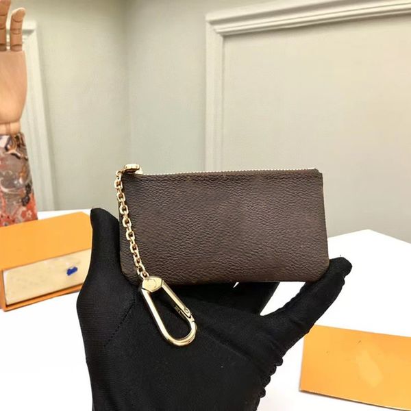

womens key wallets men designer fashion coin purse women card holder genuine leather zipper bag accessoires m62650 wallet new, Red;blue