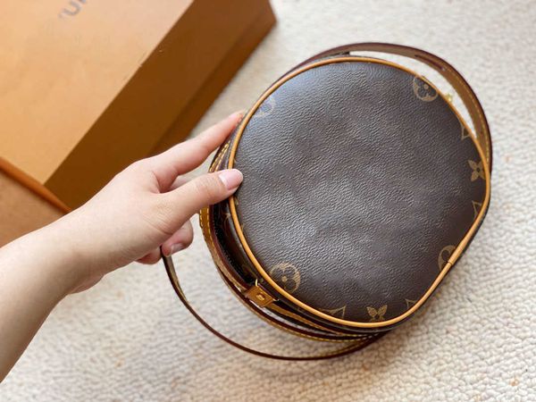 

brand women's bag print vintage style one shoulder crossbody handbag round bag