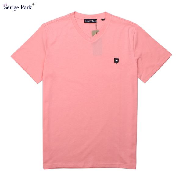 

v neck men s t shirt serige park eden cotton with good making france luxury branded wear tees street 220616, White;black