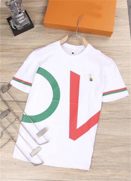 

2022 designer mens t shirts soft cotton short sleeves t-shirts embroidery anti wrinkle fashion casual men's clothing apparel tees, White;black