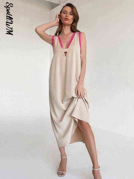 

women elegant solid backless tank lace dress 2022 female summer casual sleeveless v neck hollow out waist lace up robe t220816, Black;gray