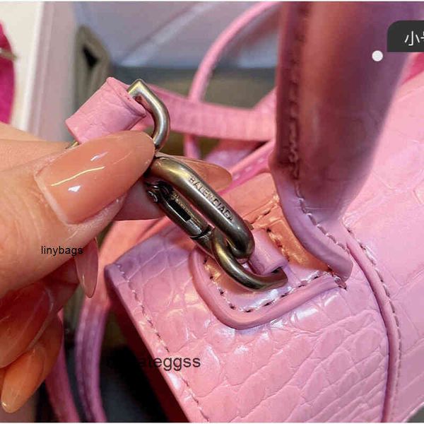 

balencaigass handbag italy new handbags fashion b-line alligator hourglass bag fashion leather women's bag one shoulder messenger handb