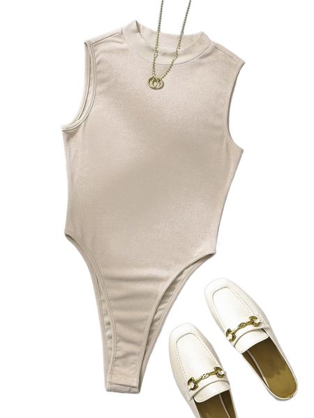 

solid tank bodysuit y3ns#, White