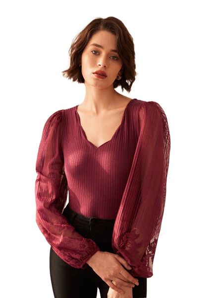 

contrast embroidery mesh scallop trim f2wj#, White