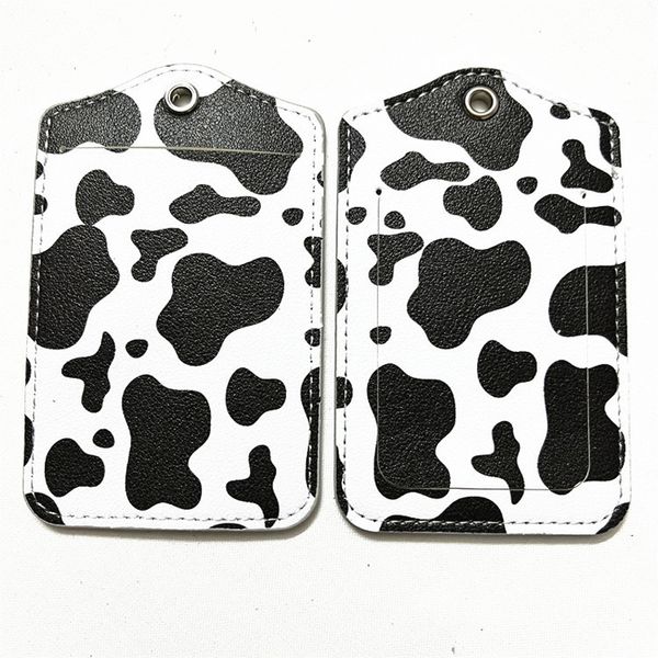 

10pcs bag parts women pu cartoon prints travel luggage tag mix color, Black