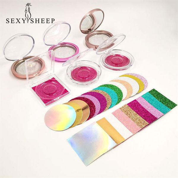 

eyelash jam square box internal glitter background paper for round box professional packaging accessories whole258k