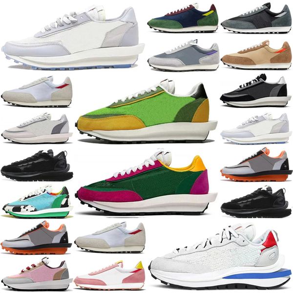 

chaussures undercover x daybreak mens running shoes black white ldv waffle daybreak bright citron women men sports trainers sneakers