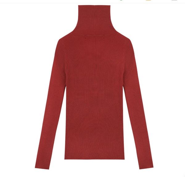 

autumn winter thick sweater women knitted ribbed pullover sweater long sleeve turtleneck slim jumper soft warm pull femme, White;black