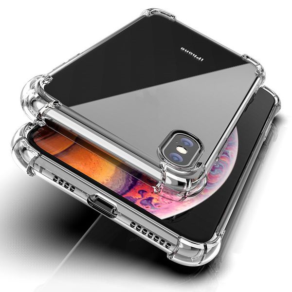 

four corners shockproof airbag transparent phone cases for iphone 6 7 8 plus x xs xr xsmax 11 11promax 12 12pro max 13 13pro max samsung s22