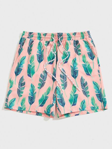 

men tropical print shorts w8bd#, White;black