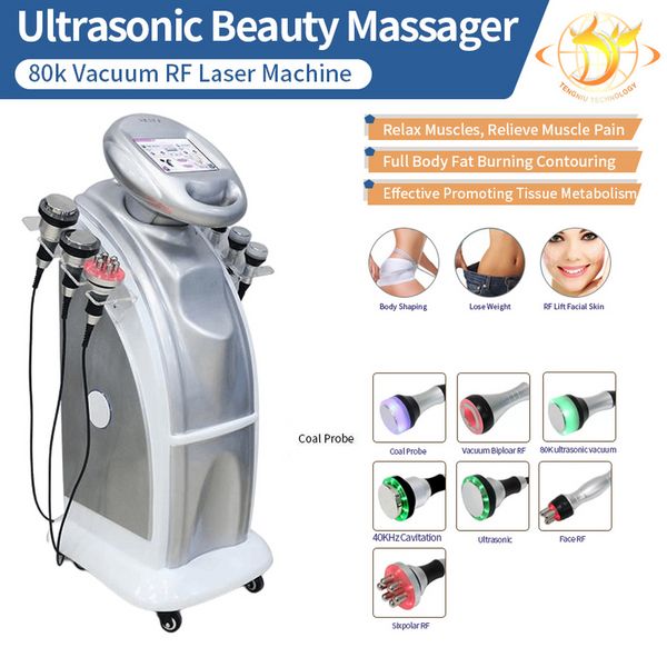 2022 80k Cavitazione Ultrasonic Electric Cupping Therapy Machine per massaggio del corpo e scultura # 094