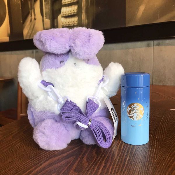 

2020 starbucks cup mid autumn rabbit ear moving cover thermos water 210mls3p7