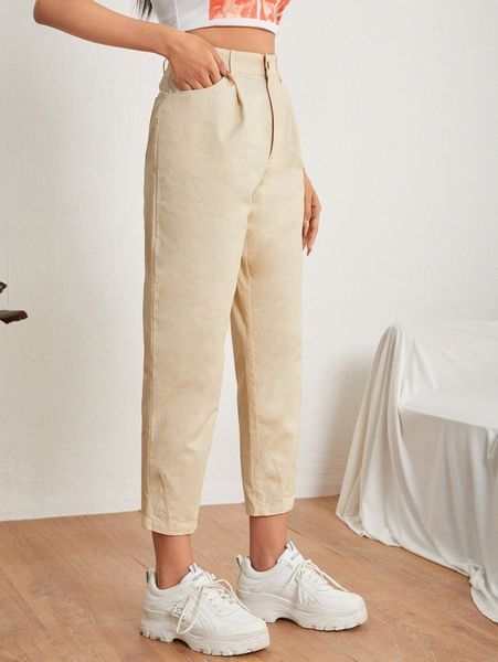 

petite slant pocket mom fit pants q8xv#, Black;white