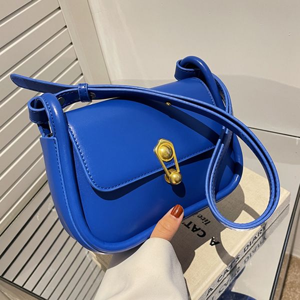 

soft pu leather women's messenger bag 2022 spring designer solid color handbag luxury brand fashion shoulder bag