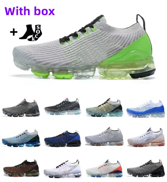 

fly knit 3.0 2.0 mens running shoes triple black aurora white oreo dark smoke green pink rose vapores women sports trainers sneakers