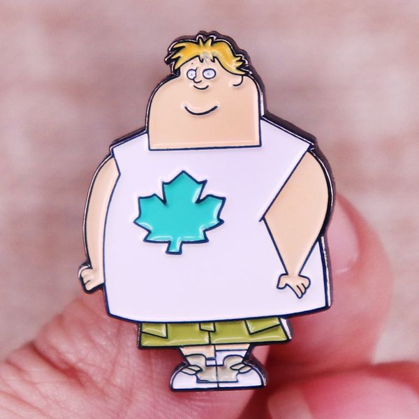 

cartoon animation comedy full play owen lapel pin badge jewelry gift, Blue