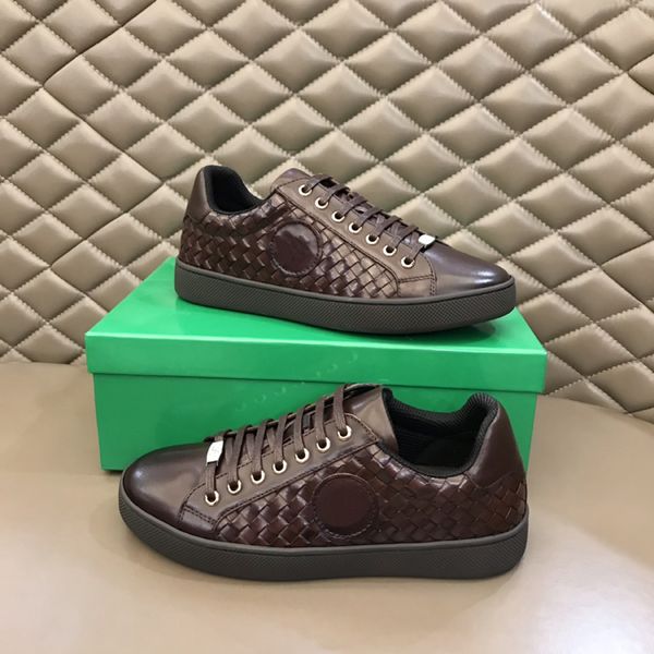 Modische Herren-Laufschuhe, Sneakers, trendige Low-Top-Elastikbänder, perfektes Lederwebgarn, atmungsaktives Design, bequeme weiche Böden, lässige Sportschuhe, EU 38–45