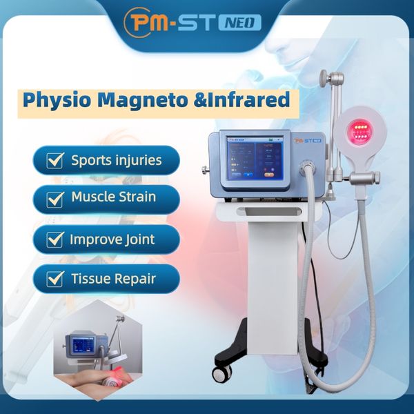 

help sport injury muscle recovery physio magneto massager infrared therapy magnetic magnetotherapy promotes wound healing tissue repair