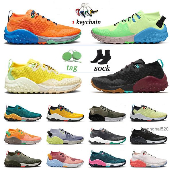

2022 original wildhorse 6 7 running shoes woman designer pollen lime glow outdoor black bright crimson kumquat pink total orange men women