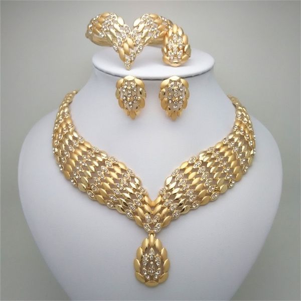 

wedding jewelry sets kingdom ma fashion african dubai gold jewelry women af 220823, Slivery;golden