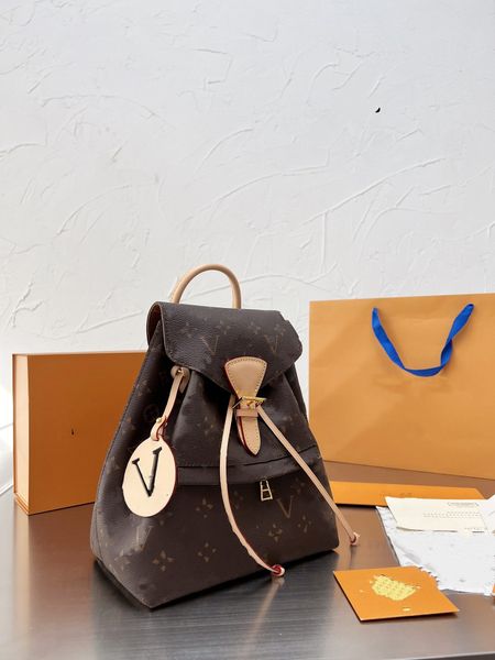 

wf small montsouris bb duffel backpack real leather women mini backpacks 2pcs set nano lockme bucket totes purse shoulder bag classic flower