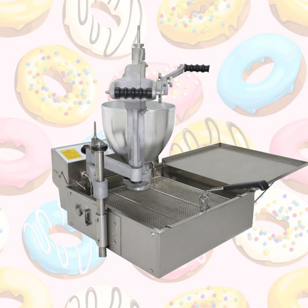 110V 220V Donut Machine para Sobersert Shop com Fryer Commercial Stainless Steel Donut Maker