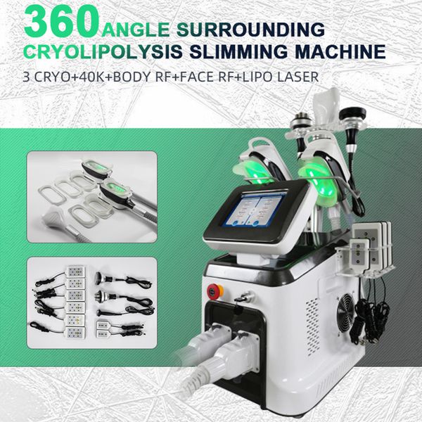 360 Tecnologia de resfriamento Cryolipolisis Slimming terapia a frio Perda de peso Máquina de massager anti -celulite para spa