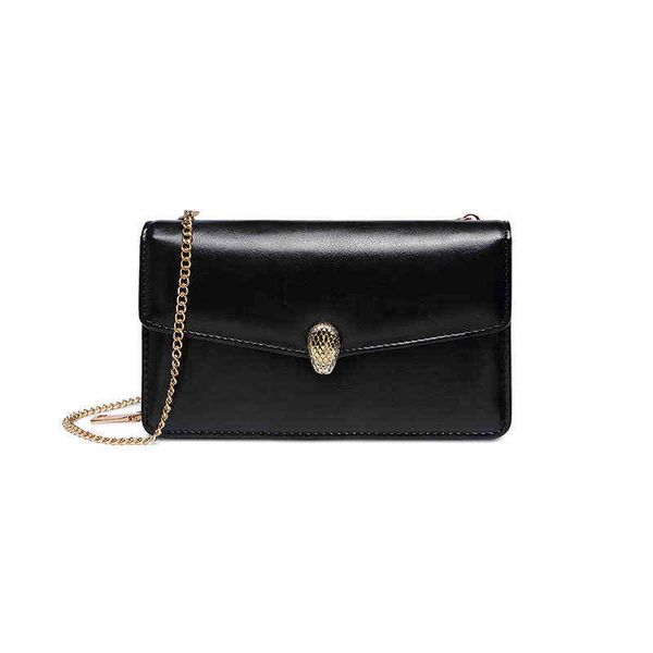 

fashion niche single shoulder messenger bag chain underarm women's purse solid cross bag 220625, Red;black