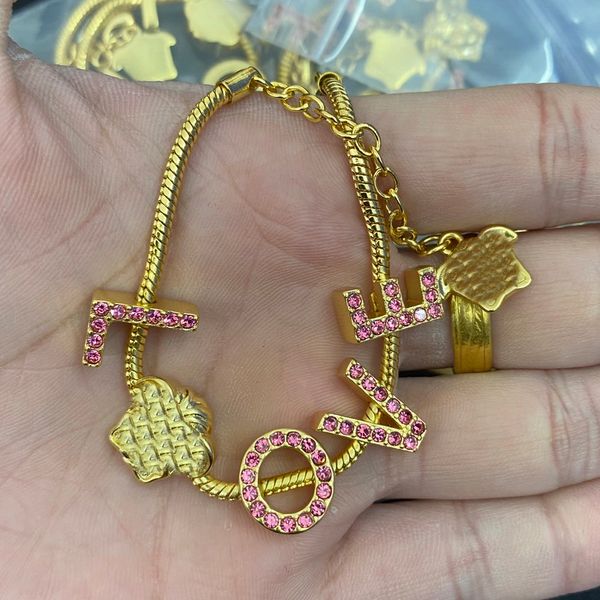 

fashion new designed pendants cuba thick chain bracelet banshee medusa head portrait 18k gold plated women's ladies bangle designer jew, Black
