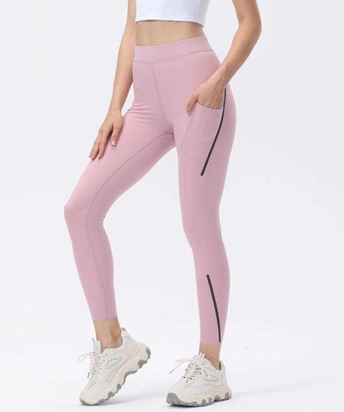 

yoga pants capris nude skin friendly fashion sports tights running fitness gym clothes women leggings high waist trouses, White;red