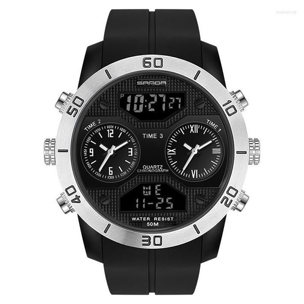 Relógios de pulso 2022 Sports Digital Watches for Men Moda à prova d'água LED LED Militar de Militar Milde