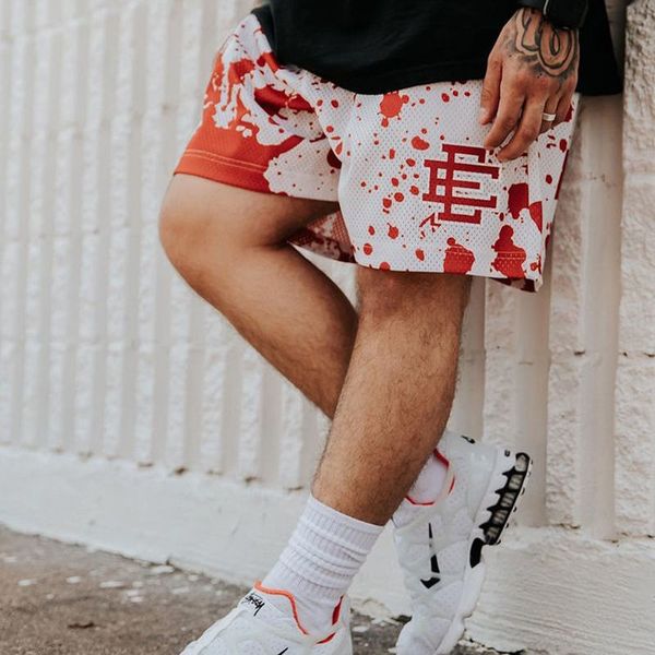 

designer ee shorts mens american hip-hop sports pants basketball short mesh shorts men women quick-drying breathable sweatpants loose and br, White;black
