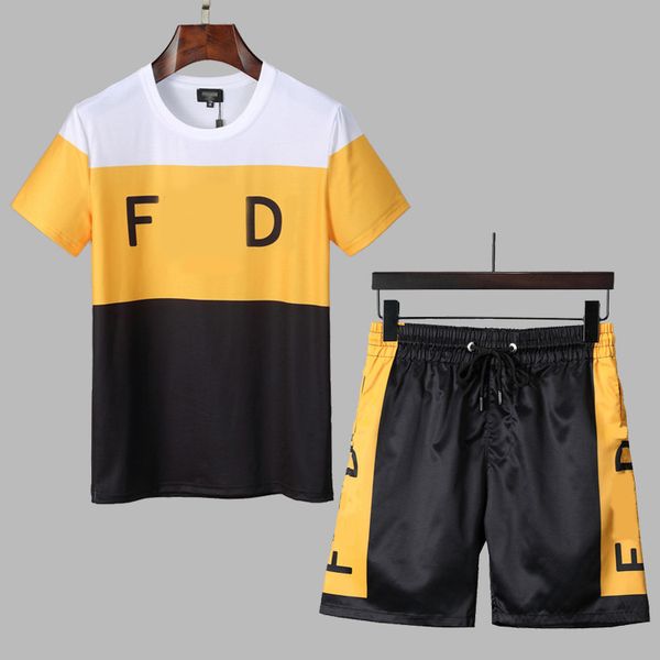 

luxury shirts tracksuit sales casual short sleeve sweat suit fashion men 2piece set quick drying blouse shirt shorts, Gray