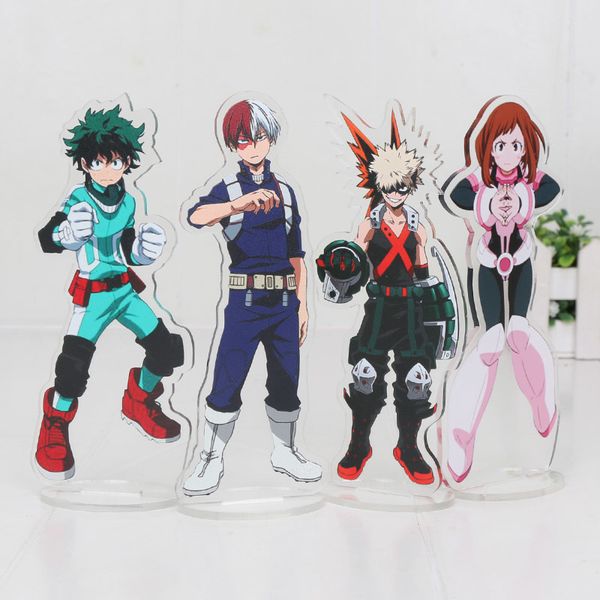 

14cm anime my hero academia boku no hero akademia izuku acrylic stand model toys action figure pendant toy double-side 220602