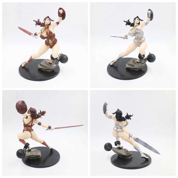 

huiya01 26cm q-six queen's blade soft girl anime action figure pvc new collection figures toys collection q0722