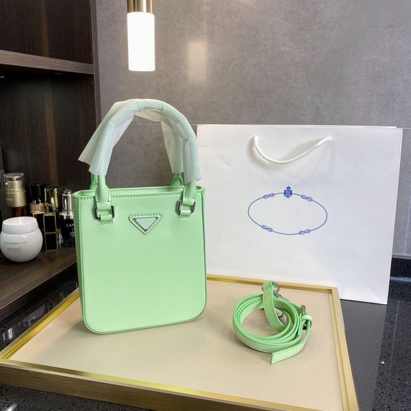 

designers bags womens 2021 tote handbags purse fashion mini green shoulder bag crossbody leather luxury handbag 16*17.5cm with