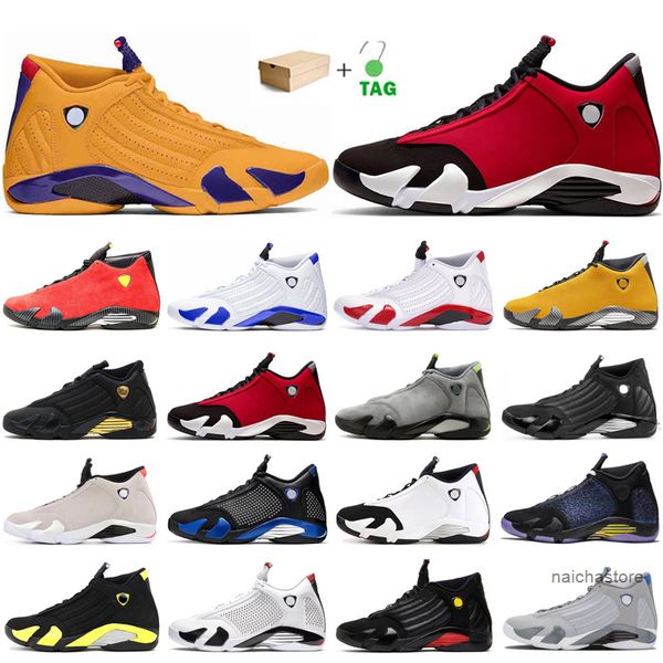 

2021 14s jumpman basketball shoes mens trainers 14 university gold gym red candy cane utility black outdoor sport sneakers with box
