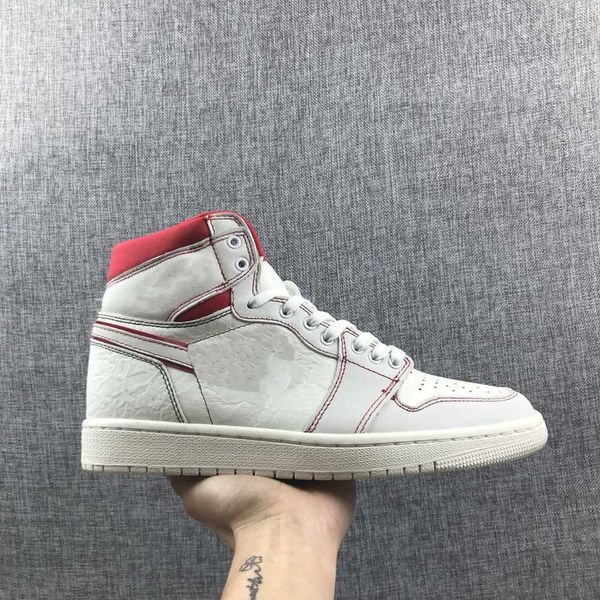 

1 1s high phantom red 555088-160 basketball shoes womens mens size us 4-13 36-45