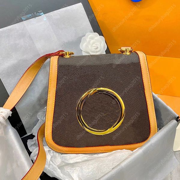 

brown flower shoulder bags women handbags fashion crossbody luxury handbag deisgners wallets purse flap bag pu leather letter cross body