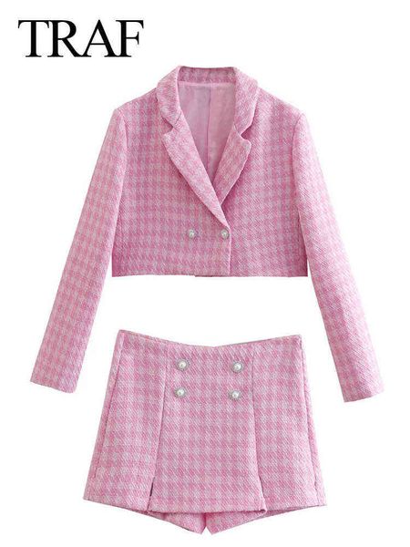 

suit met women office commuter long sleeves blazer jacketshorts skirt mid waist, White;black