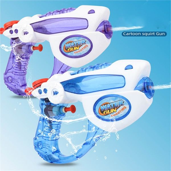 Gun aquática Torros de praia ao ar livre Kids Summer Beach Water Gun Seaside Bayside Natatorium Square Drifting Water Pistol Squirt Toys 220621