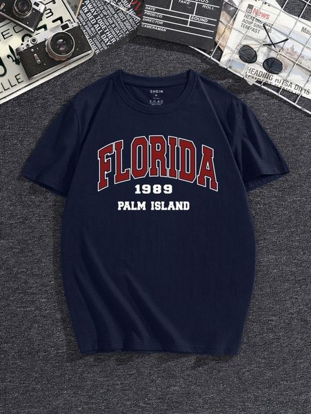 

men letter graphic tee 85g9#, White;black