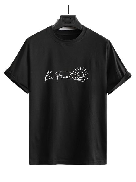 

men sun & slogan graphic tee u8mx#, White;black