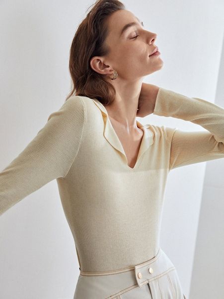 

motf premium viscose fine knit sweater m4qf#, White;black